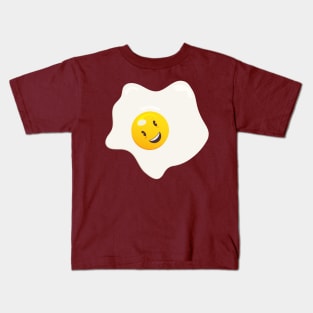 Kawaii fried egg Kids T-Shirt